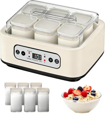 Yoghurtmaker 1.6L RVS | Retour deal | 34% korting, Verzenden, Zo goed als nieuw