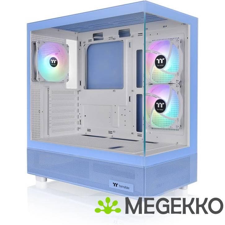 Thermaltake View 270 Plus TG ARGB Hydrangea Blue Midi Tower, Computers en Software, Computerbehuizingen, Nieuw, Verzenden