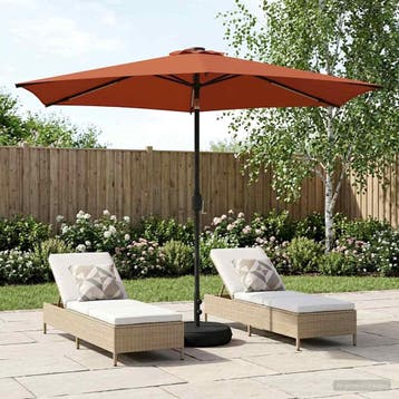 vidaXL Tuinhaard met LED-verlichting en basis 300 x 300 cm, Tuin en Terras, Verzenden, Nieuw