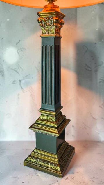 Tafellamp - Zeldzame Franse Lamp - 58 cm - No Reserve -, Antiek en Kunst