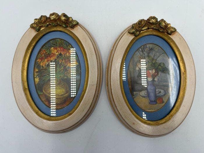 Cadre (2) - Bois - Paire de cadres vintage, Antiquités & Art, Curiosités & Brocante