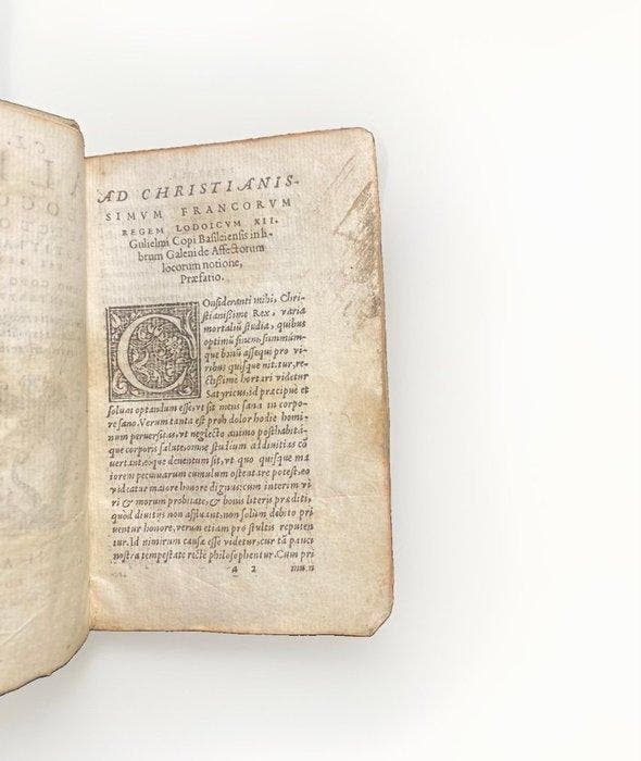 C. Galeno - De Locorum Affectorum Notitia - 1547, Antiek en Kunst, Antiek | Boeken en Manuscripten