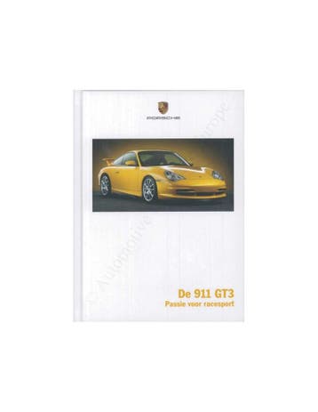 2003 PORSCHE 911 GT3 HARDCOVER BROCHURE NEDERLANDS
