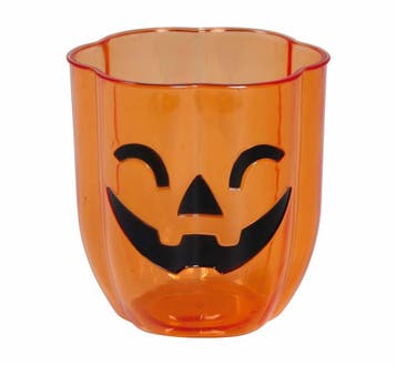 Halloween Beker Pompoen 10cm, Verzenden, Nieuw