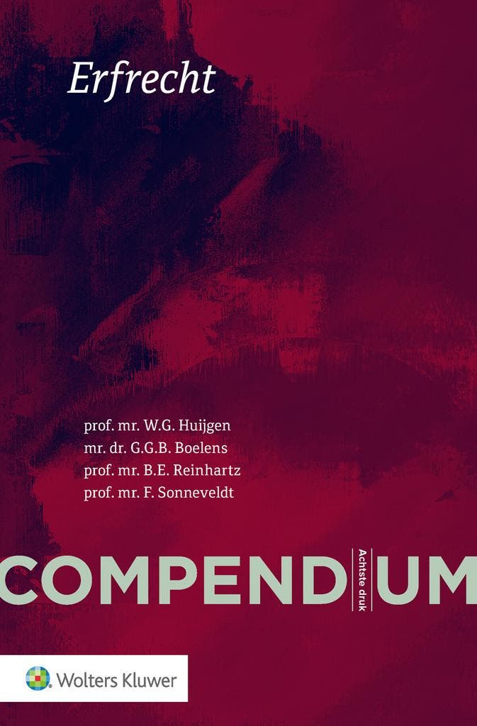 Compendium erfrecht 9789013163551, Boeken, Wetenschap, Gelezen, Verzenden