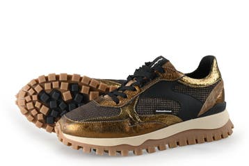 Floris van Bommel Sneakers in maat 39½ Goud, Kleding | Dames, Schoenen, Overige kleuren, Verzenden, Floris van Bommel, Zo goed als nieuw