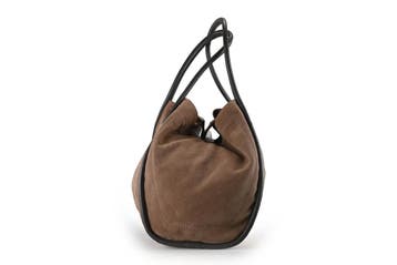 Manfield Handtas Bruin, Handtassen en Accessoires, Tassen | Damestassen, Verzenden, Zo goed als nieuw, Bruin