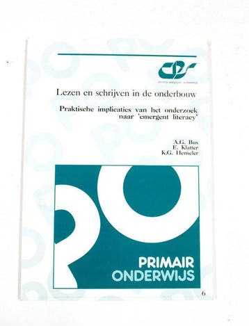 Lezen en schryven in de onderbouw - Studiecentrum, Boeken, Verzenden, Nieuw