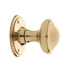 Vaste ronde deurknop 80mm in messing gelakt - voor binnen..., Ophalen of Verzenden, Nieuw, Koper of Messing, Overige typen