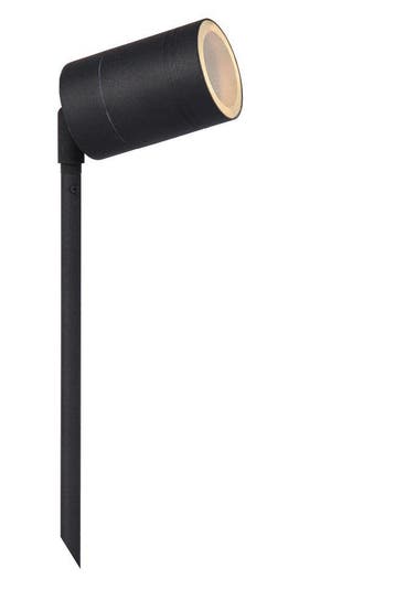 Lucide ARNE-LED - Tuinspot Buiten 5W 2700K Zwart GU10 IP44, Staal, Verzenden, Nieuw, Netvoeding