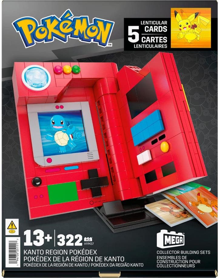 MEGA Pokémon Pokédex van Regio Kanto - Bouwbaar, Enfants & Bébés, Jouets | Autre, Envoi