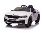 BMW M5,Lithium, Leder zitje, Rubberen banden, Kinder Accu Au, Ophalen of Verzenden, Nieuw