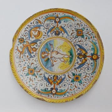 Bord - Aardewerk - Deruta Maiolica schotel