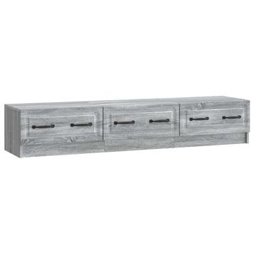 vidaXL TV Kast met lade Grijs sonoma 147 x 34,5 x 27 cm, Verzenden, Nieuw