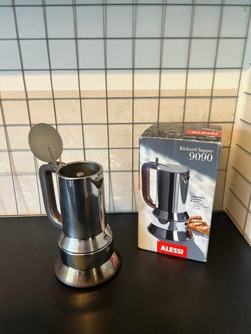 Alessi - Richard Sapper - Koffiepot - 9090/6 - Staal, Metaal