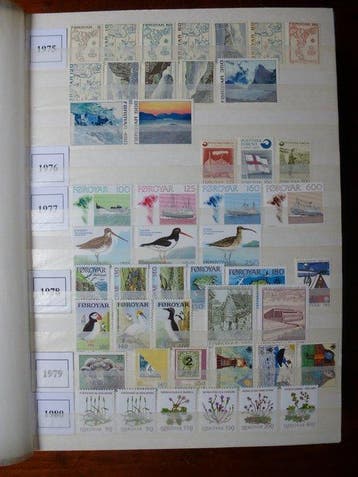 Faeröer 1924/2005 - verzameling Faeröer en Denemarken, Gestempeld