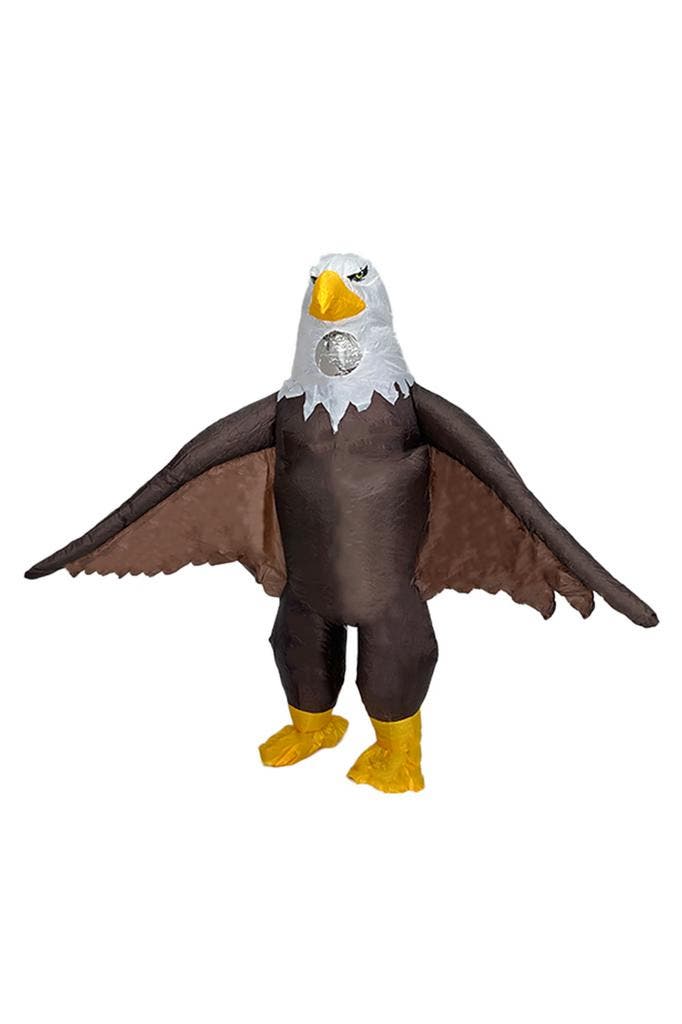 KIMU® Opblaas Kostuum Adelaar Opblaasbaar Pak Vogelpak Masco, Kleding | Heren, Carnavalskleding en Feestkleding, Nieuw, Ophalen of Verzenden