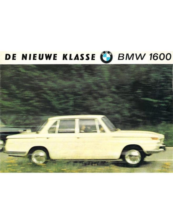 1965 BMW 1600 BROCHURE NEDERLANDS, Boeken, Auto's | Folders en Tijdschriften