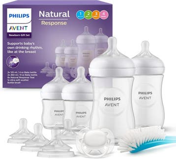 Avent Babyfles Cadeauset | Tweede kansje | OP = OP, Kinderen en Baby's, Babyvoeding en Toebehoren, Verzenden, Zo goed als nieuw