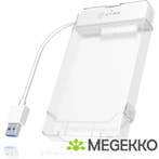 ICY BOX IB-AC703-U3 SATA III USB 3.0 Wit 2,5  behuizing, Verzenden, Nieuw