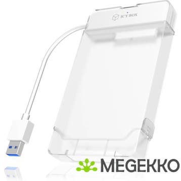 ICY BOX IB-AC703-U3 SATA III USB 3.0 Wit 2,5  behuizing, Verzenden, Nieuw