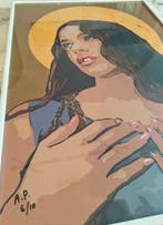 TVBOY (1980) - Santa Rosalia Gold, Antiek en Kunst, Kunst | Schilderijen | Modern