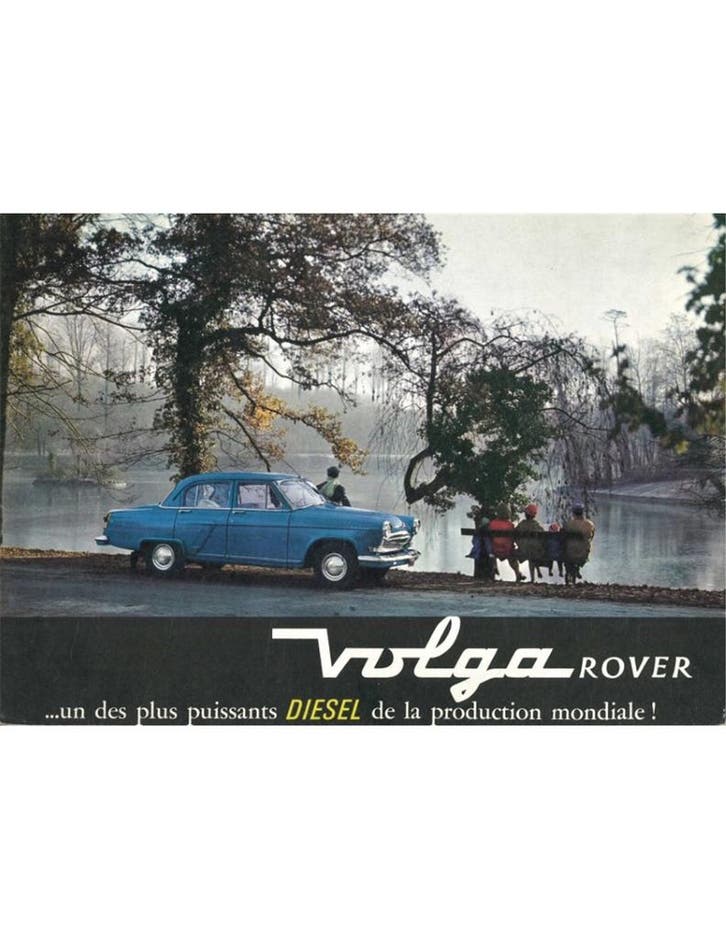 1961 GAZ M21 VOLGA DIESEL BROCHURE FRANS, Livres, Autos | Brochures & Magazines