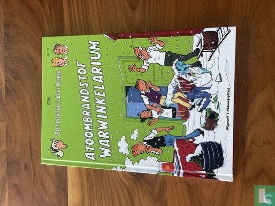 Piet Pienter en Bert Bibber - Atoombrandstof Warwinkelari..., Boeken, Stripverhalen, Zo goed als nieuw, Eén stripboek, Verzenden