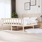 vidaXL Bedframe massief hout 160x200 cm, Verzenden, Nieuw