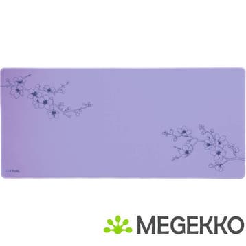 Trust GXT 759 XXL Gaming Muismat Purple Blossom, Verzenden