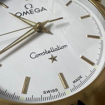 Klok - Omega by Ruegg - Metaal - 2000-2010, Antiek en Kunst