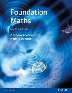 Foundation Maths 9781292095172 Croft Anthony, Livres, Langue | Anglais, Envoi
