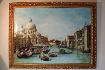 Scuola del Canaletto (XIX-XX) - Veduta del Canal Grande