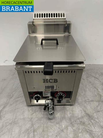 Friteuse en acier inoxydable 21 litres Gaz Horeca, Verzenden