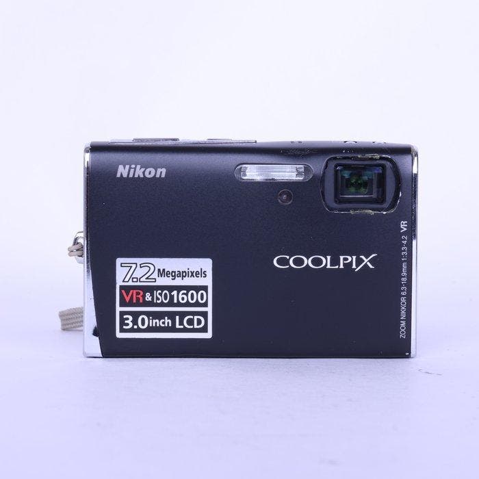 Nikon Nikon Coolpix S50 Compact Digital Camera Black +, TV, Hi-fi & Vidéo, Appareils photo numériques
