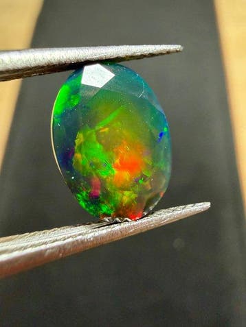 Opaal Prachtige Ethiopische zwarte opaal. Een echte, Collections, Minéraux & Fossiles