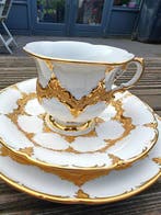 Meissen - Tasse et soucoupe (3) - Porcelaine