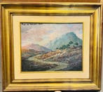 Pedro de Valencia (1902-1971) - Paisaje de montaña, Antiek en Kunst
