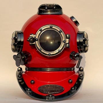 Casque de plongée - XXL Nautische Duikhelm Mark V Morse, Antiquités & Art
