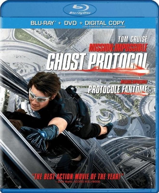 Mission Impossible Ghost Protocol (blu-ray tweedehands film), CD & DVD, Blu-ray, Enlèvement ou Envoi