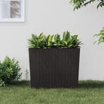vidaXL Plantenbak met uitneembare bak rattan-look 12/44 L PP, Verzenden