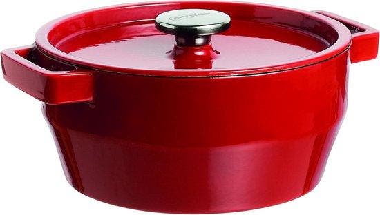 2dekans | Pyrex Slowcook Braadpan - Gietijzer - Ø 24 cm -, Maison & Meubles, Cuisine | Casseroles & Poêles, Enlèvement ou Envoi
