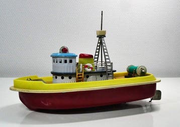 Chinese WM 173 # - Blikken speelgoed - 1960s Rare Fishing