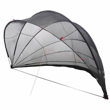 Pooldome Zwart 592x590cm: Nu 41% goedkoper! De ideale tui..., Verzenden, Zo goed als nieuw, Overige typen