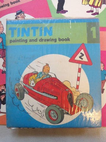 Kuifje Tintin - Painting and drawing books [GBR] - 1 t/m 6 -, Boeken, Nieuw