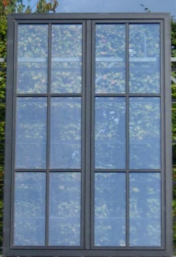pvc terrasraam , raam , chassis 160 x 240 zwart ral 9005, Ophalen of Verzenden, Deurkozijn