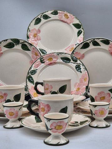 Villeroy & Boch – 21-teiliges Kaffeeservice Wild-Rose –