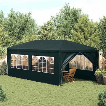 vidaXL Partytent 3x6 m groen, Tuin en Terras, Verzenden, Nieuw