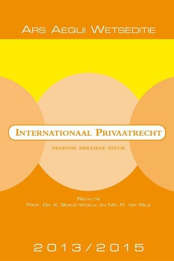 Internationaal privaatrecht / 2013-2015 / Ars Aequi, Livres, Science, Verzenden