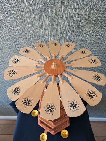 Kerstdecoratie onbekend - kerst pyramide - Hout - Vintage, Nieuw